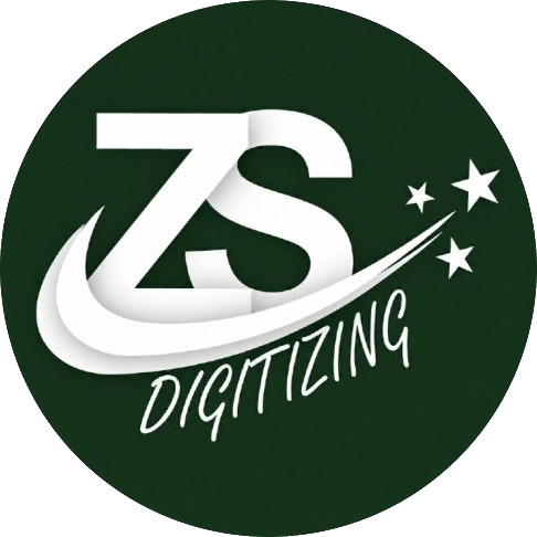 ZS Digitizing embroidery logo